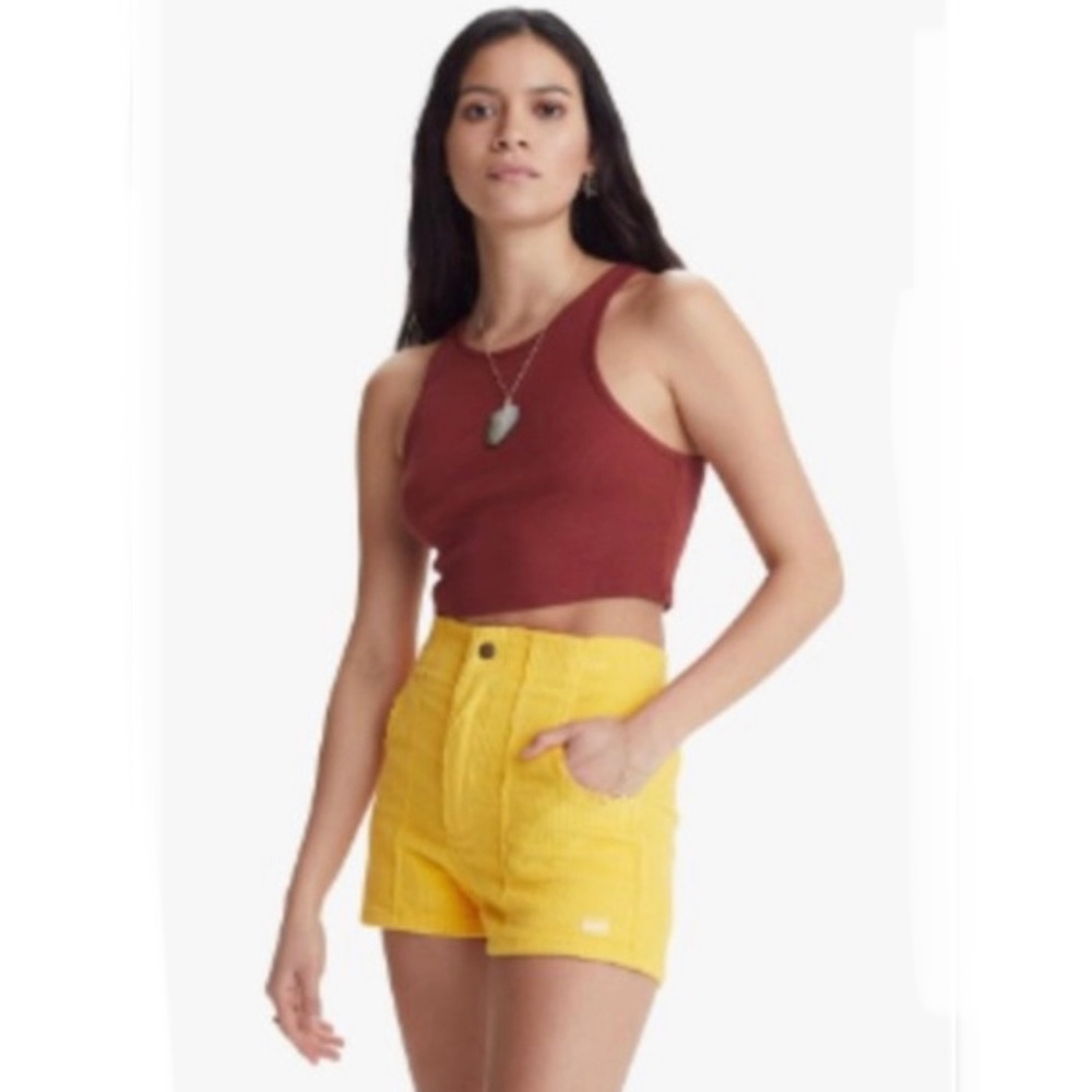NWOT Hammies Shorts Yellow Size 32